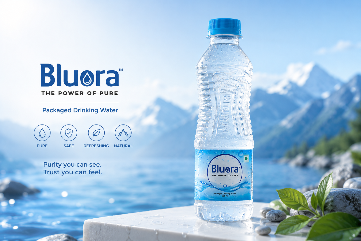 Bluora 500ml Packaged Drinking Water